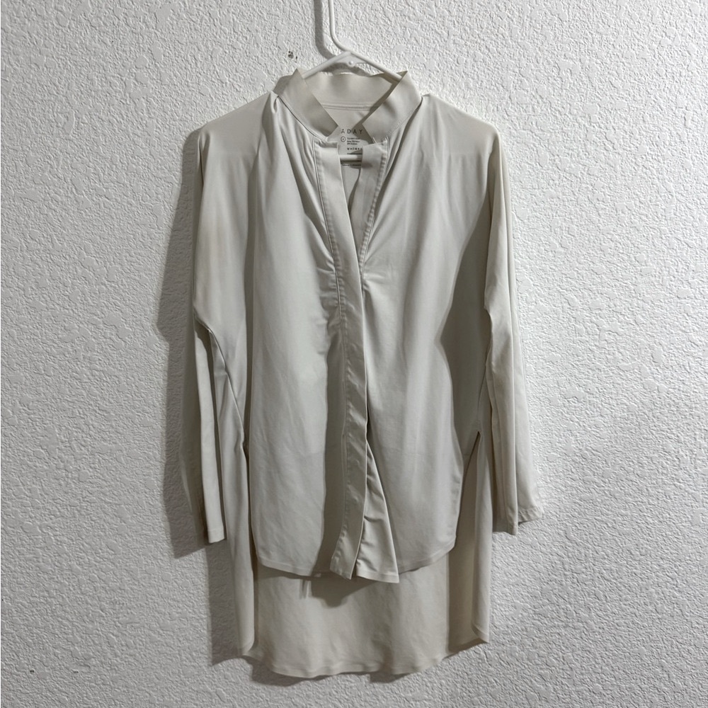 ADAY Cream Button Down Shirt